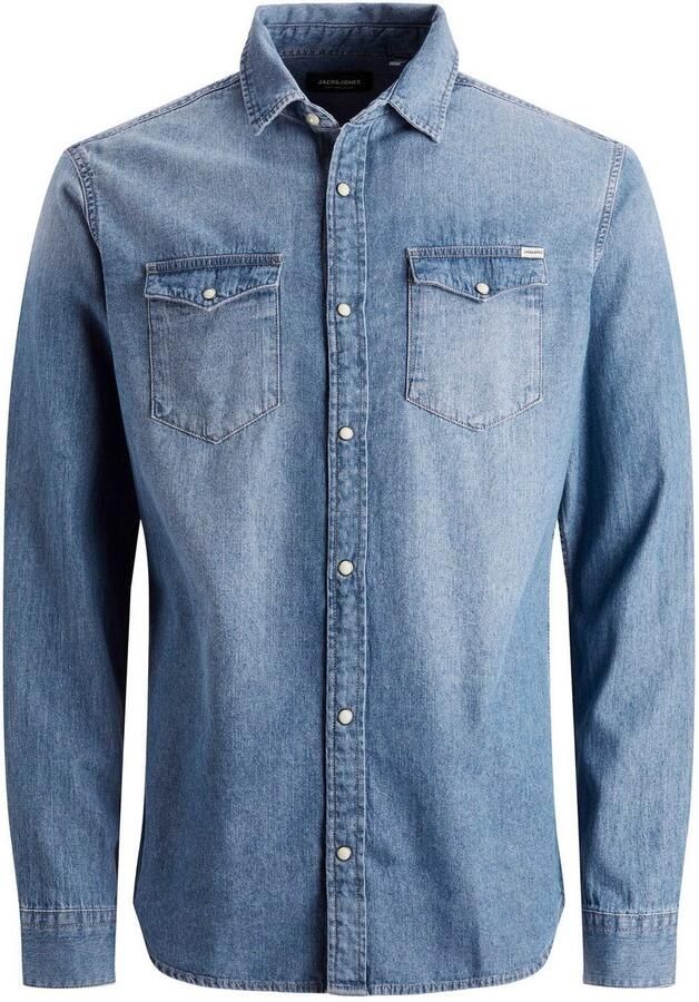 Jack & Jones Jeans overhemd JJESHERIDAN in workwear-stijl met robuuste katoenkwaliteit - Foto 10