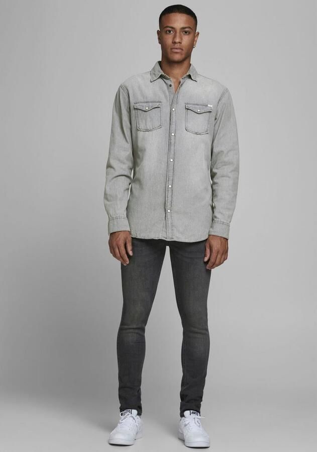 Jack & Jones Jeans overhemd JJESHERIDAN in workwear-stijl met robuuste katoenkwaliteit - Foto 7