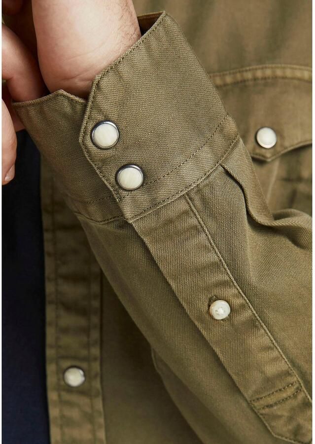 Jack & Jones Jeans overhemd JJESHERIDAN in workwear-stijl met robuuste katoenkwaliteit - Foto 4