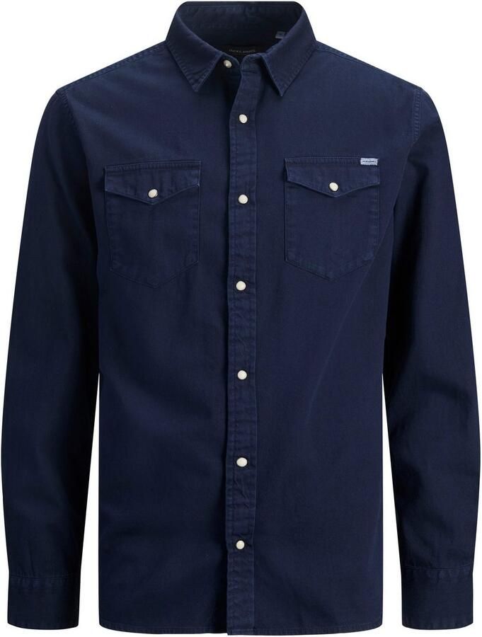 Jack & Jones Jeans overhemd JJESHERIDAN in workwear-stijl met robuuste katoenkwaliteit - Foto 3