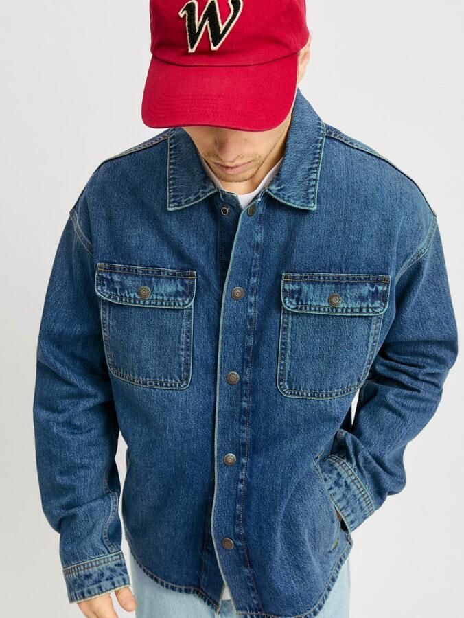 Jack & Jones Jeans overhemd JJICHASE JJOVERSHIRT MF 903 SN - Foto 4