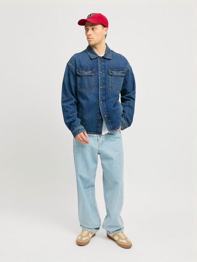 Jack & Jones Jeans overhemd JJICHASE JJOVERSHIRT MF 903 SN - Foto 5