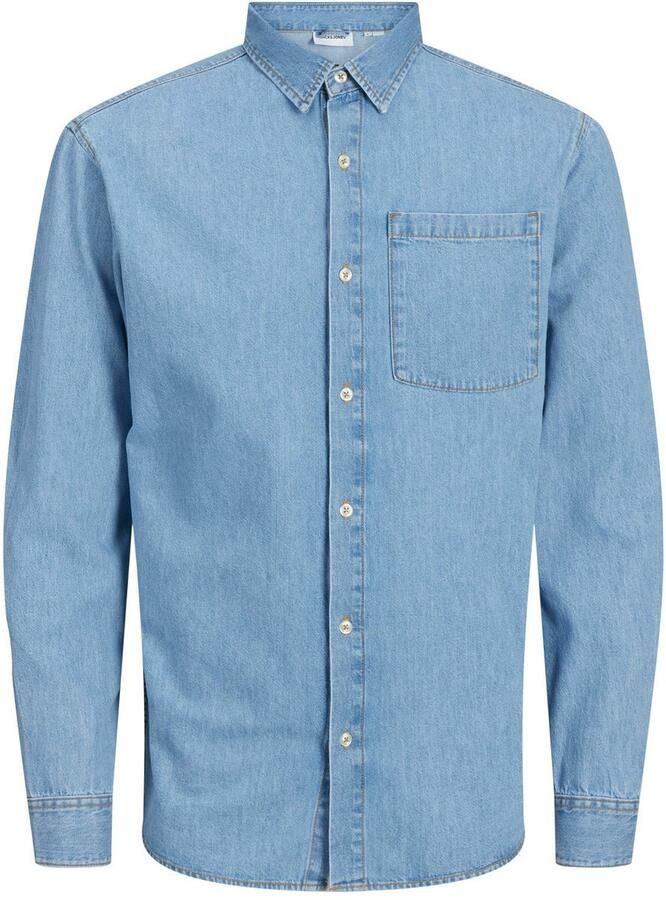 Jack & jones Regular fit jeansoverhemd met borstzak model 'CREEK' - Foto 5