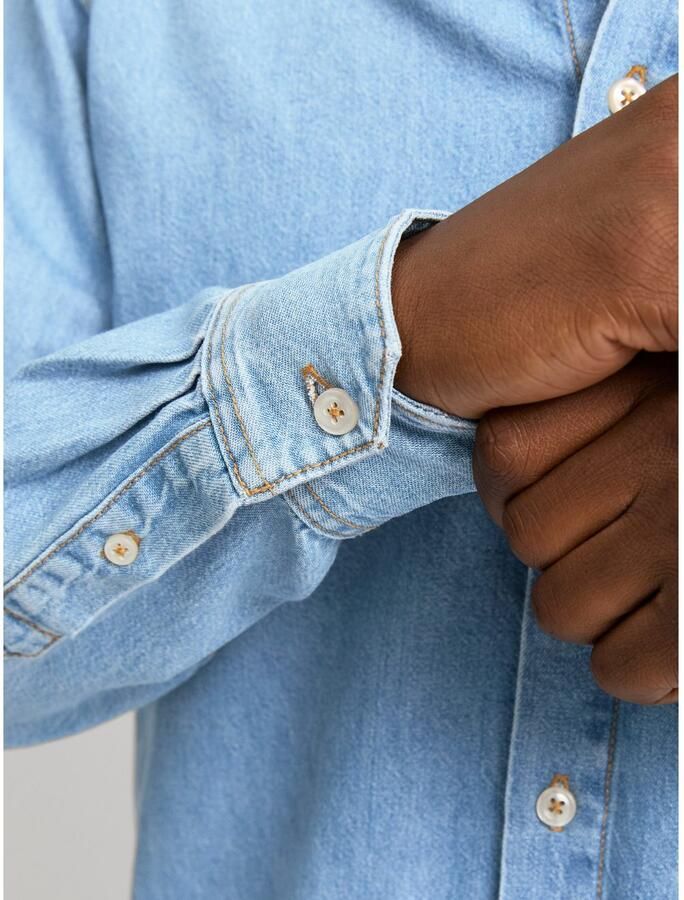 Jack & jones Regular fit jeansoverhemd met borstzak model 'CREEK'