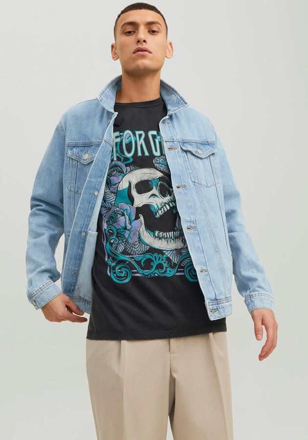 Jack & Jones Jeansjack JJIJEAN Denim jack ideaal voor de lente met knoopsluiting en zakken - Foto 9