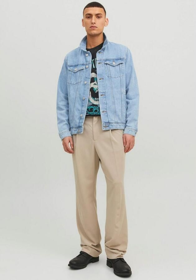 Jack & Jones Jeansjack JJIJEAN Denim jack ideaal voor de lente met knoopsluiting en zakken - Foto 8