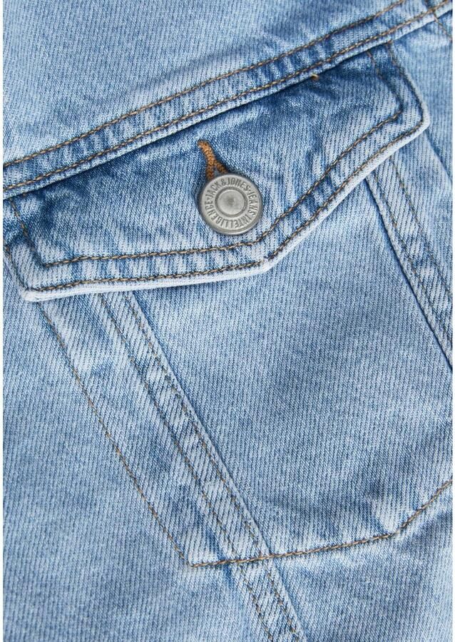Jack & Jones Jeansjack JJIJEAN Denim jack ideaal voor de lente met knoopsluiting en zakken - Foto 3