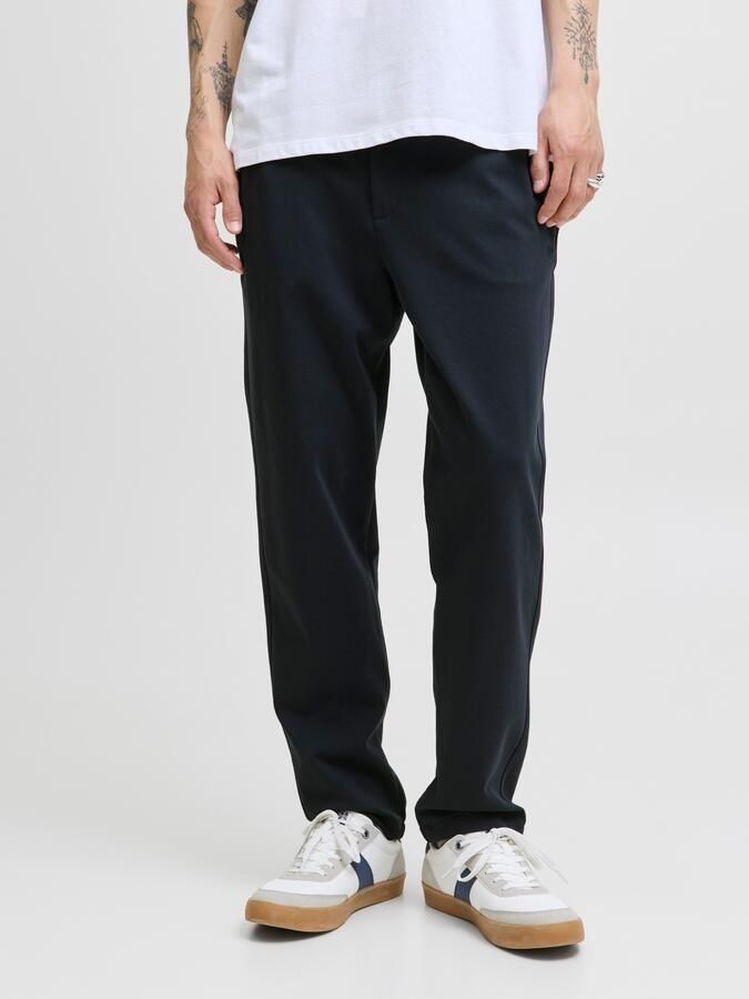 JACK & JONES PANTS STUDIO tapered casual broek donkerblauw - Foto 6