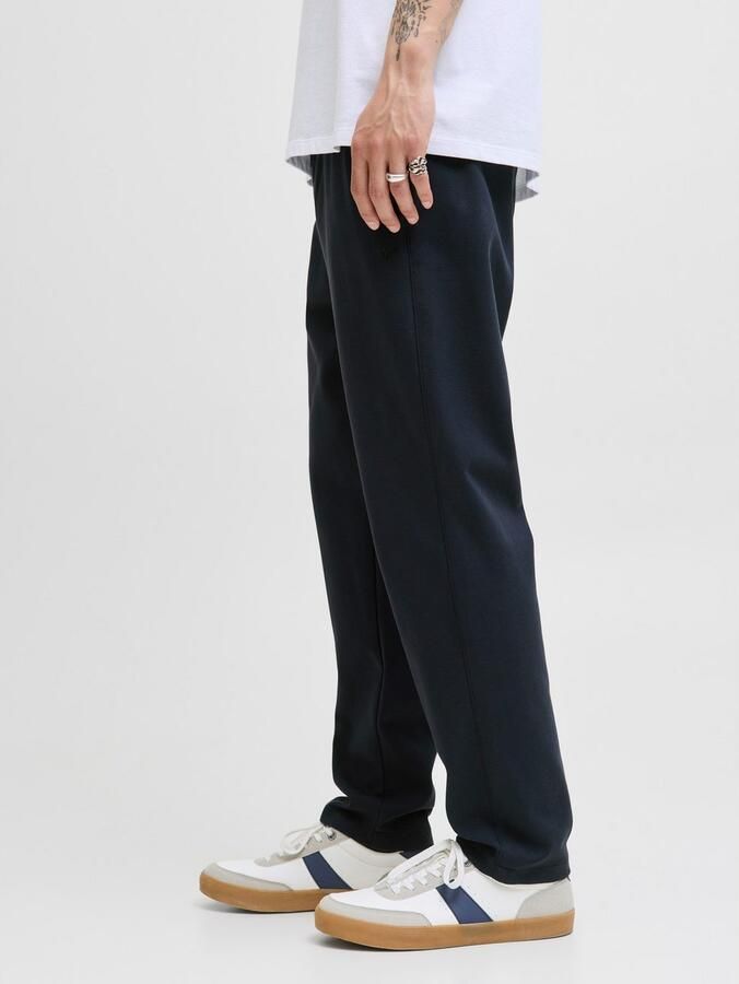 JACK & JONES PANTS STUDIO tapered casual broek donkerblauw - Foto 2