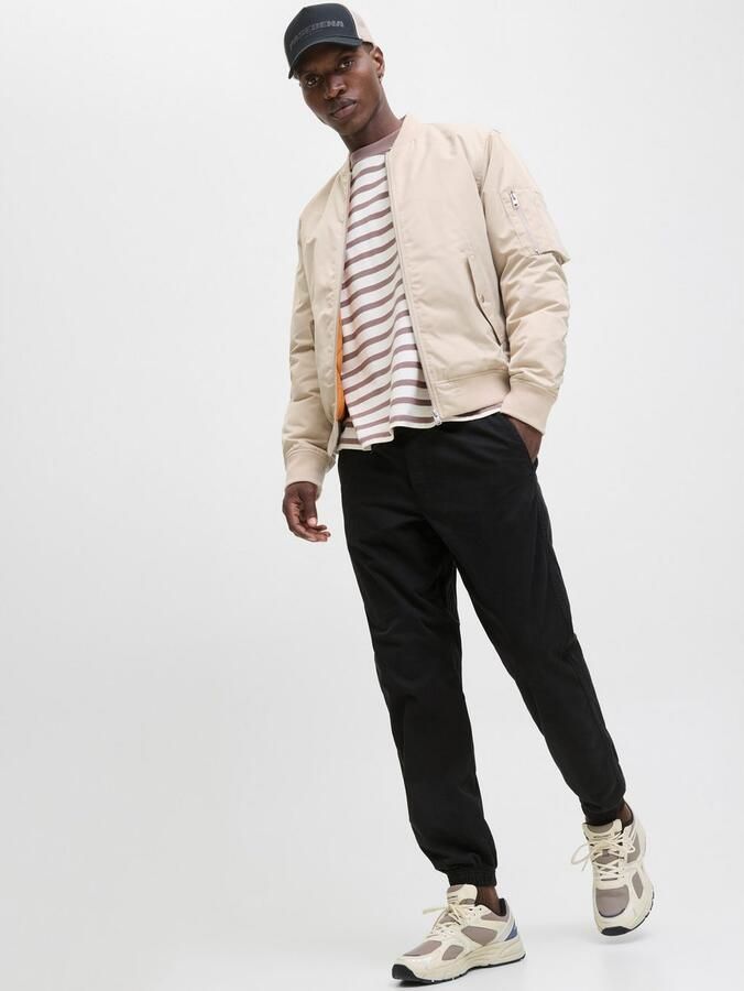 Jack & jones Broek Jack & Jones Relaxte Kane Troy joggingbroek met omslag - Foto 3