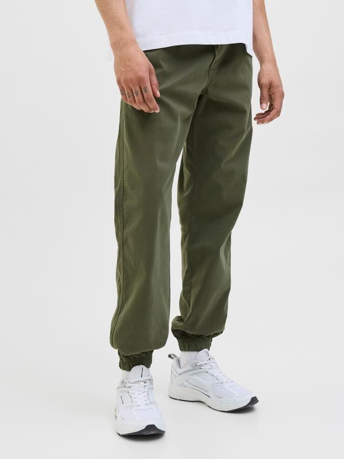 Jack & jones Trainingsbroek Jack & Jones Relaxte Kane Troy joggingbroek met omslag - Foto 7