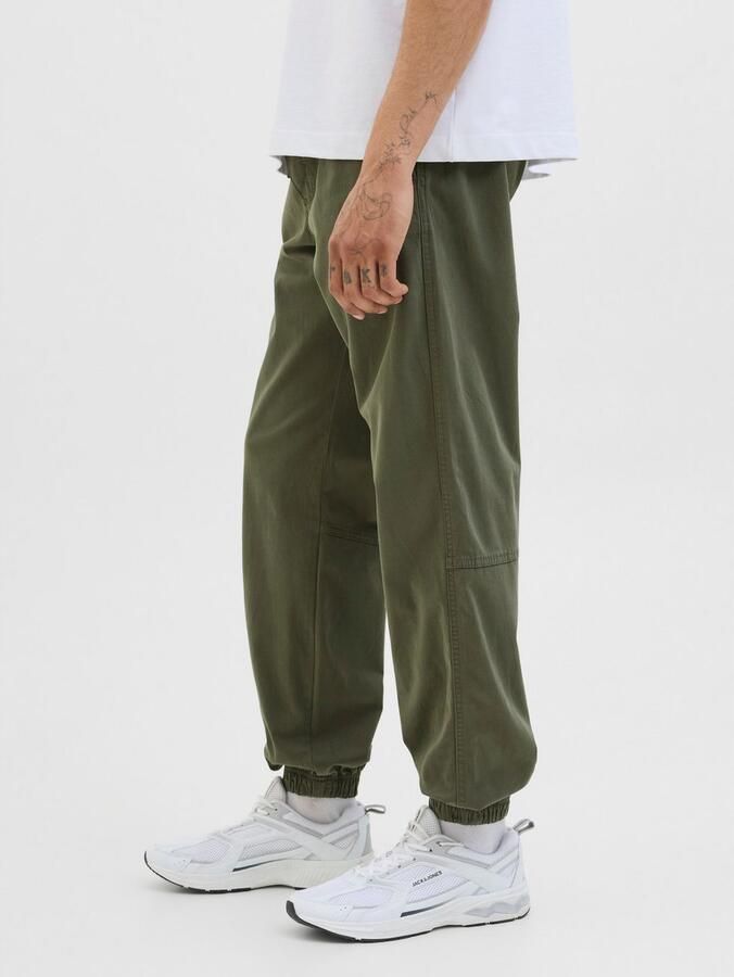 Jack & jones Trainingsbroek Jack & Jones Relaxte Kane Troy joggingbroek met omslag - Foto 2