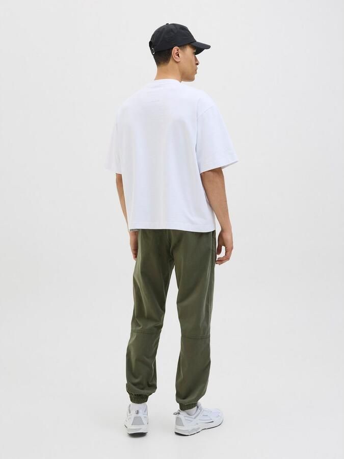 Jack & jones Trainingsbroek Jack & Jones Relaxte Kane Troy joggingbroek met omslag - Foto 5