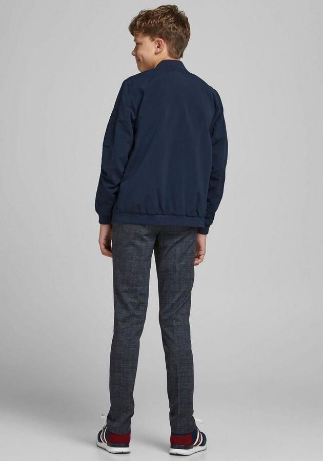 Jack & Jones Junior Bomberjack JJERUSH windafstotend en onderhoudsvriendelijk effen modieus regular fit web opstaande kraag - Foto 6