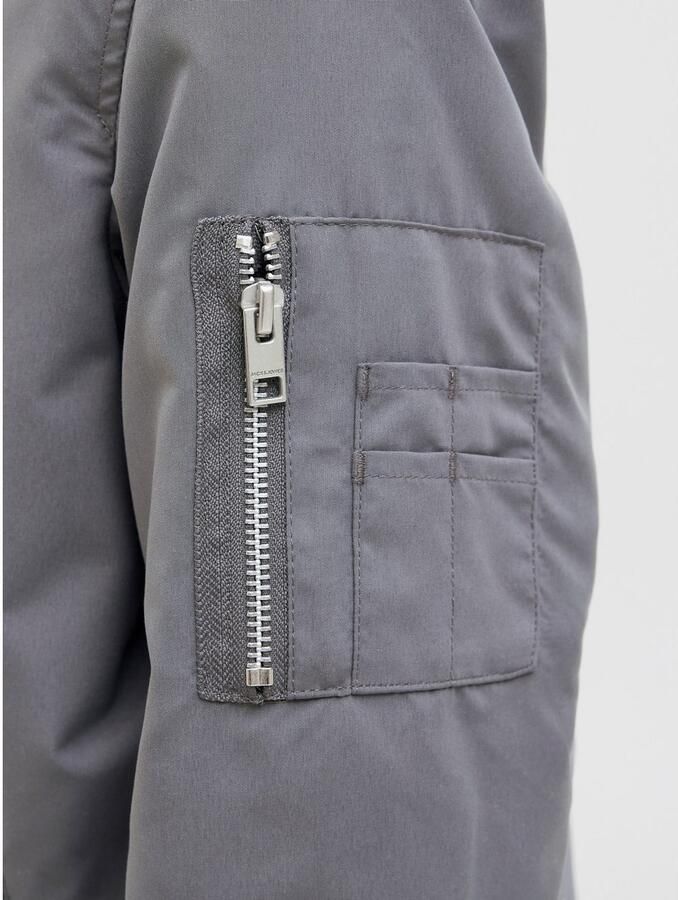 Jack & Jones Junior Bomberjack JJERUSH windafstotend en onderhoudsvriendelijk effen modieus regular fit web opstaande kraag - Foto 5