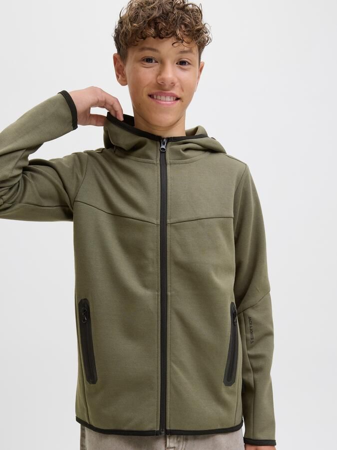 Jack & Jones Junior Capuchonsweatvest JCOFUSION SWEAT ZIP HOOD NOOS JNR - Foto 9