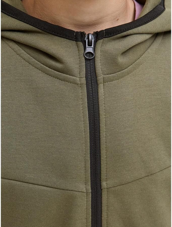 Jack & Jones Junior Capuchonsweatvest JCOFUSION SWEAT ZIP HOOD NOOS JNR