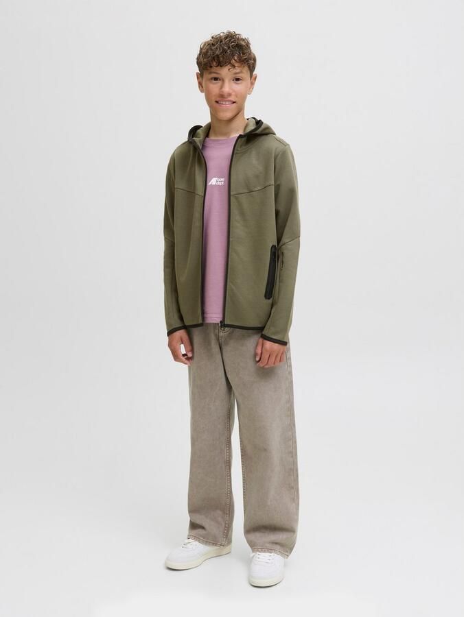 Jack & Jones Junior Capuchonsweatvest JCOFUSION SWEAT ZIP HOOD NOOS JNR - Foto 6