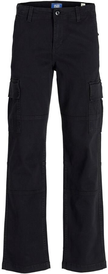 Jack & jones JUNIOR loose fit cargobroek JPSTKANE JJHARLOW zwart Jongens Stretchkatoen 128 - Foto 11