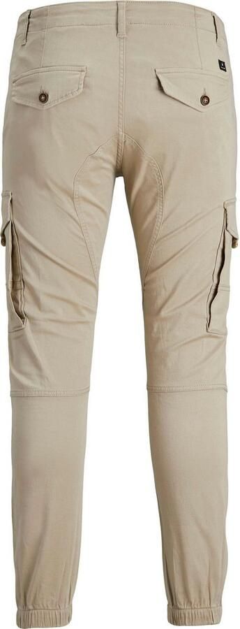 Jack & jones JUNIOR tapered fit cargobroek JPSTPAUL beige- Jongens Stretchkatoen 152 - Foto 10