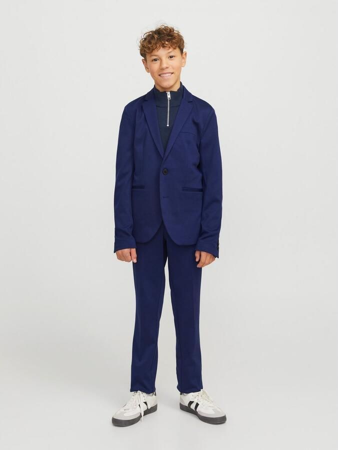 Jack & jones 2-knoops colbert met paspelzakken en viscose model 'JAXON' - Foto 4