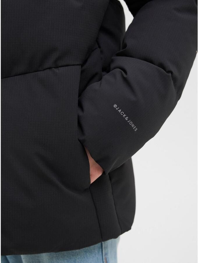 Jack & jones Regular fit gewatteerd jack met logoprint model 'Global'