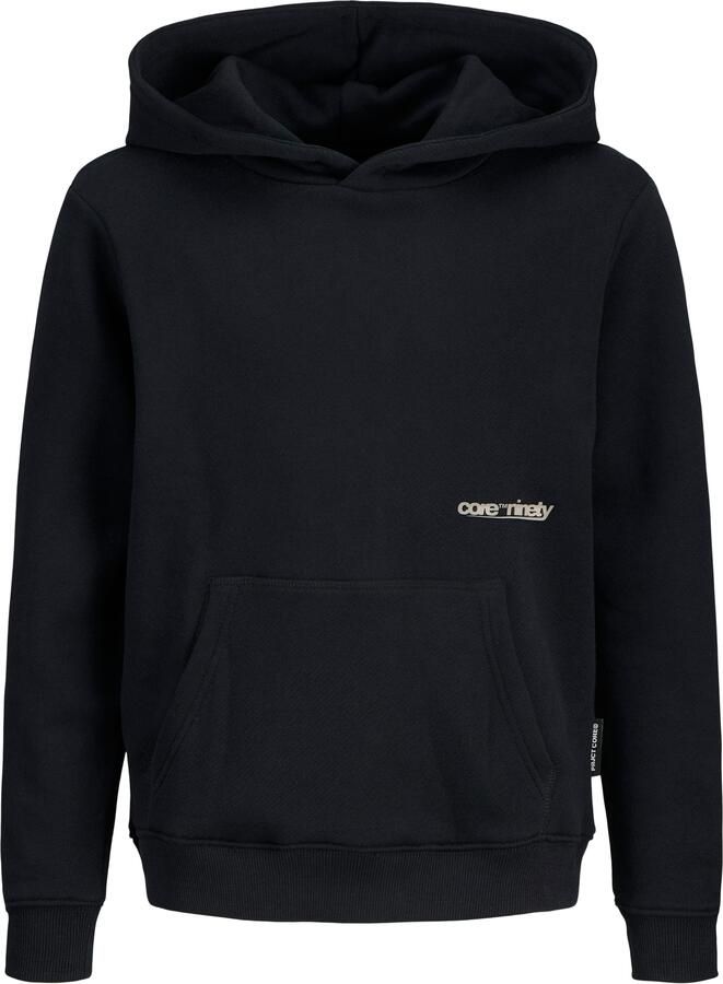 Jack & Jones Junior Hoodie JCOGRID SWEAT HOOD JNR met klein borst- en groot rugmotief