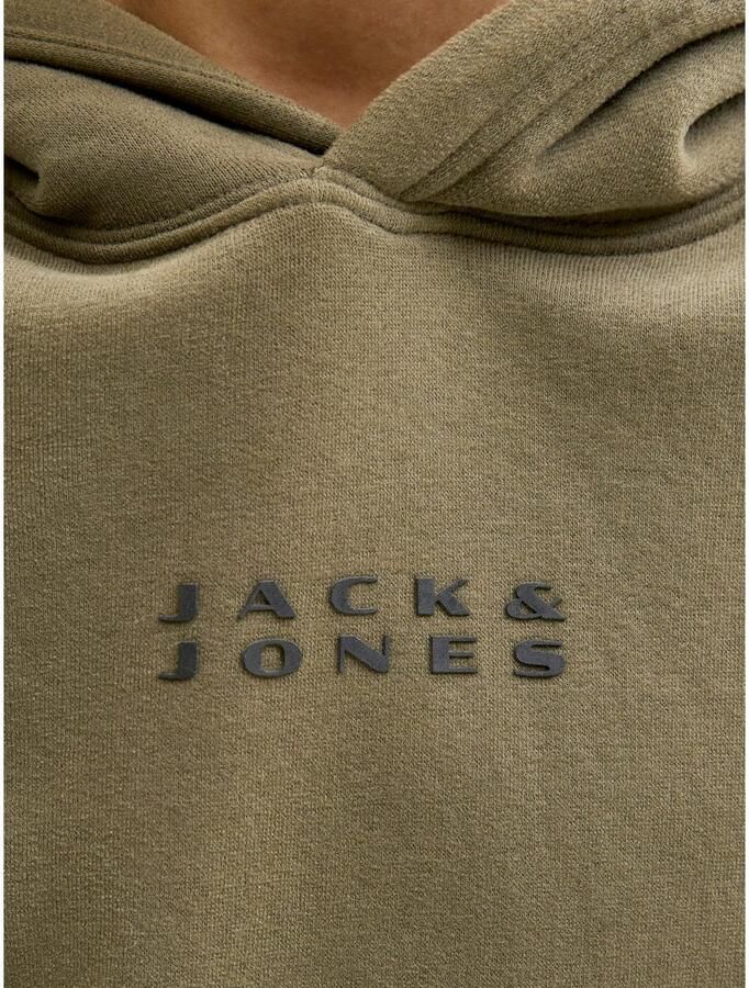Jack & Jones Junior Hoodie JCOPOINT SWEAT BADGE HOOD JNR
