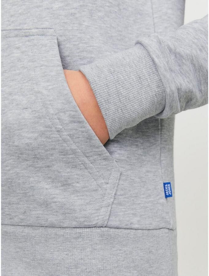 Jack & jones JUNIOR hoodie JJEBRADLEY SWEAT HOOD NOOS JNR grijs melange Sweater 116 - Foto 2