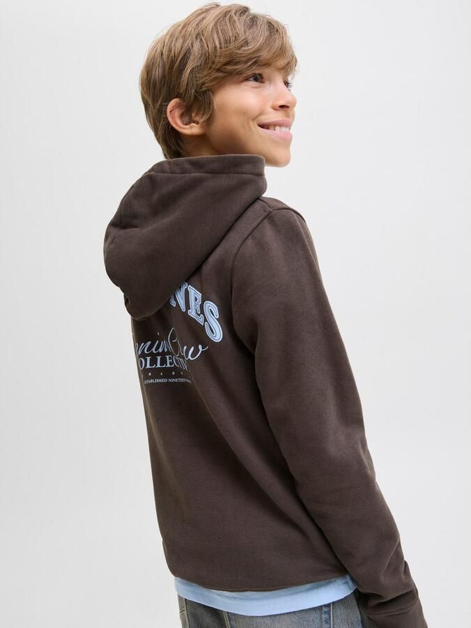 Jack & Jones Junior Hoodie JJEBRANDES BACKP RELAXED SWEAT H SN JNR - Foto 4