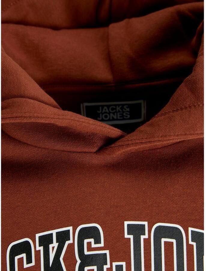 Jack & Jones Junior Hoodie JJECALEB VARSITY SWEAT HOOD NOOS JNR - Foto 3