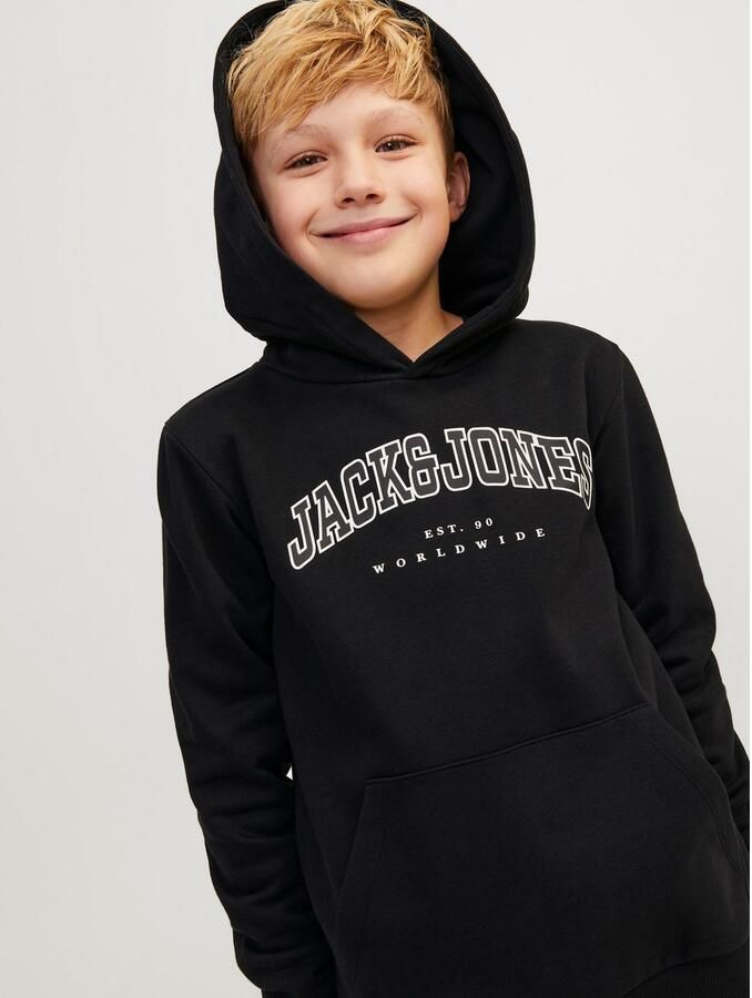 Jack & Jones Junior Hoodie JJECALEB VARSITY SWEAT HOOD NOOS JNR - Foto 3