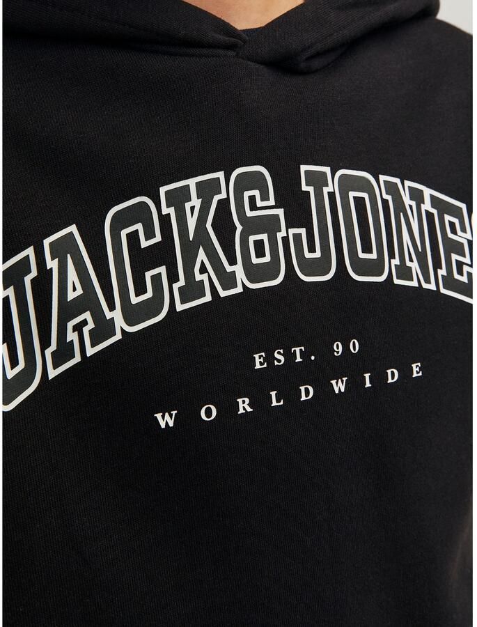 Jack & Jones Junior Hoodie JJECALEB VARSITY SWEAT HOOD NOOS JNR - Foto 2