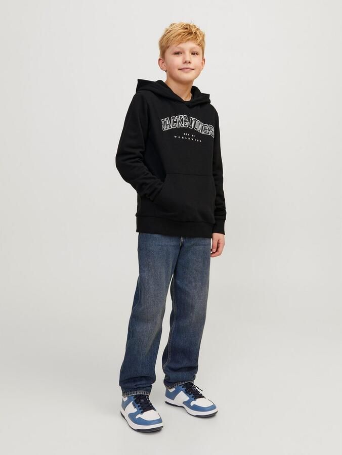 Jack & Jones Junior Hoodie JJECALEB VARSITY SWEAT HOOD NOOS JNR - Foto 5