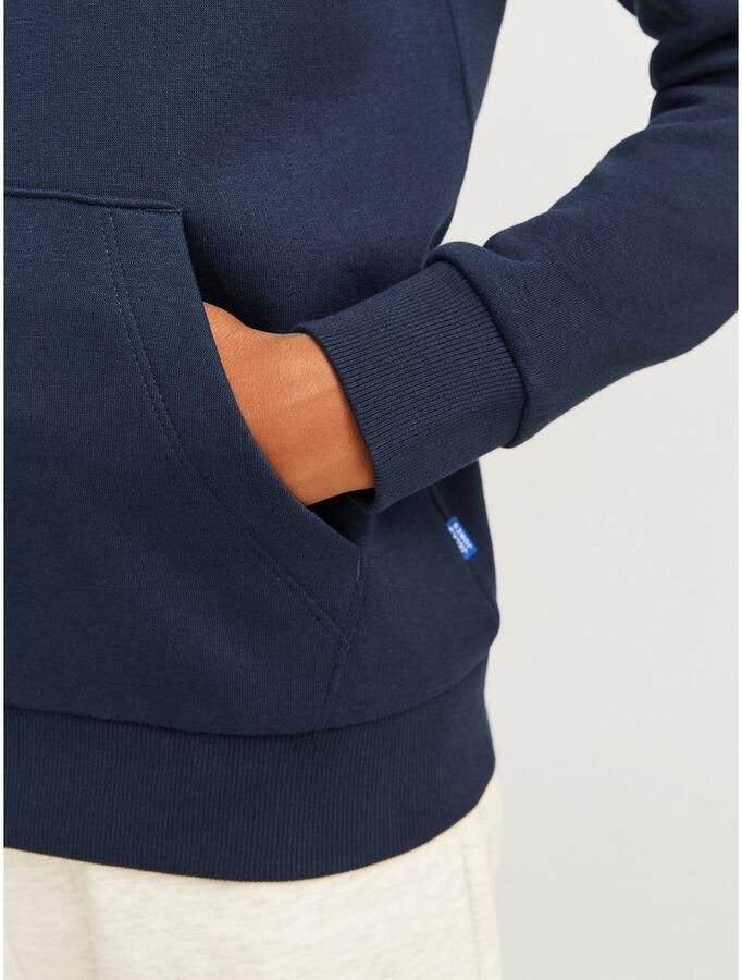 Jack & Jones Junior Hoodie JJECORP met print kangoeroezak onderhoudsvriendelijk