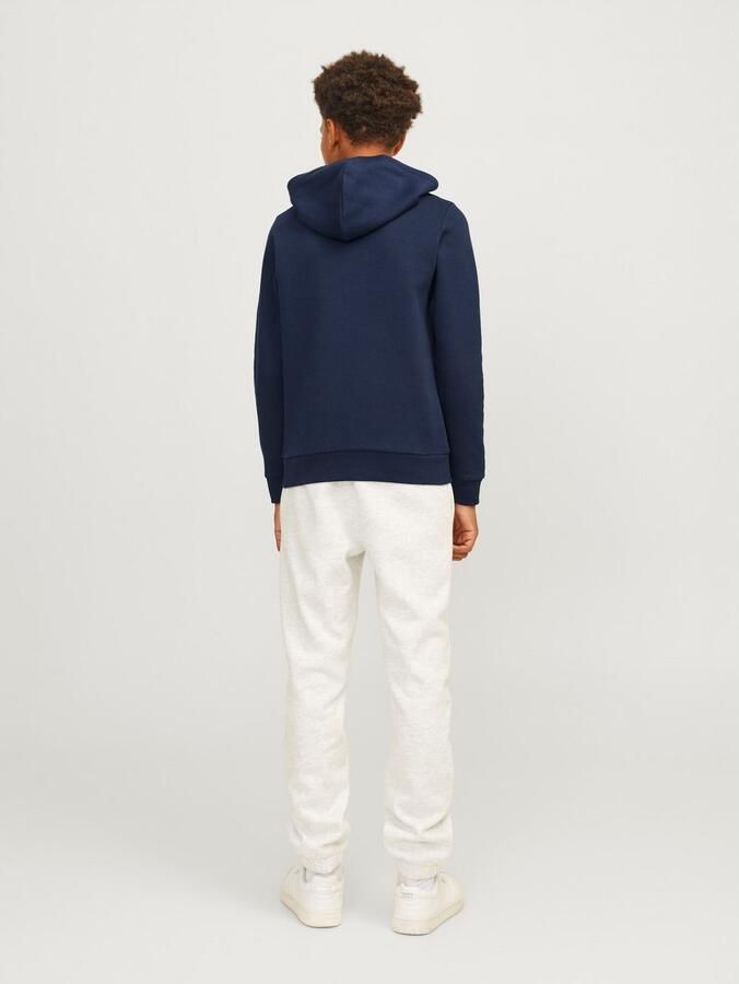 Jack & Jones Junior Hoodie JJECORP met print kangoeroezak onderhoudsvriendelijk - Foto 5