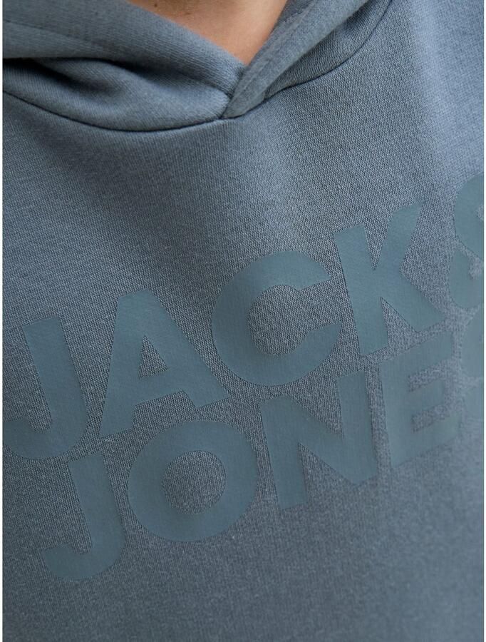 Jack & Jones Junior Hoodie JJECORP met print kangoeroezak onderhoudsvriendelijk