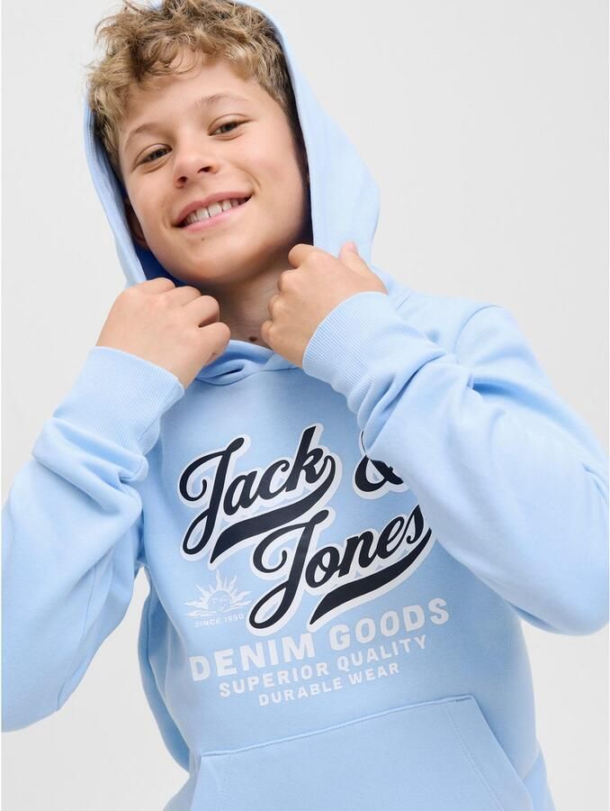 Jack & Jones Junior Hoodie JJELOGO SWEAT HOOD 2 COL AW25 NOOS JNR - Foto 2