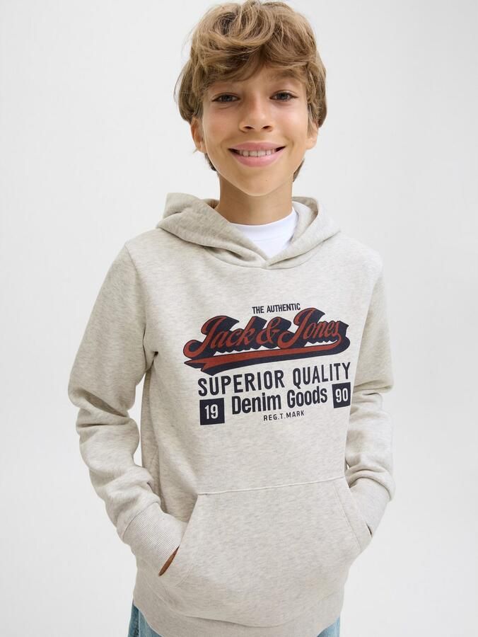 Jack & Jones Junior Hoodie JJELOGO SWEAT HOOD 2 COL AW25 NOOS JNR - Foto 3
