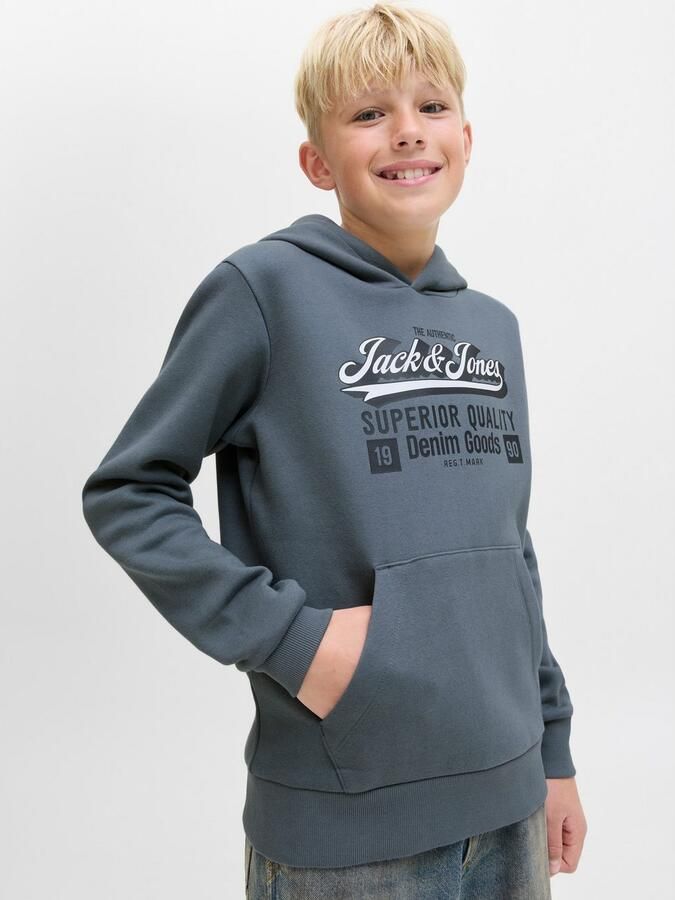 Jack & Jones Junior Hoodie JJELOGO SWEAT HOOD 2 COL AW25 NOOS JNR - Foto 4