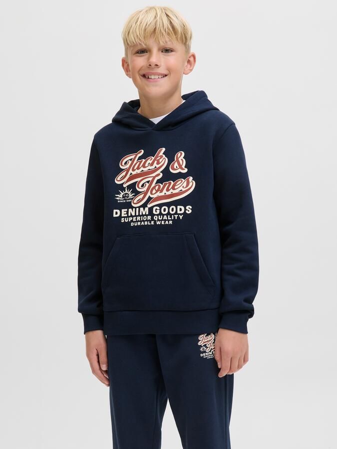 Jack & Jones Junior Hoodie JJELOGO SWEAT HOOD 2 COL AW25 NOOS JNR - Foto 7
