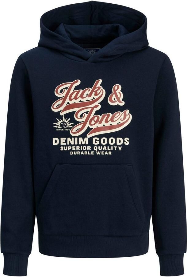 Jack & Jones Junior Hoodie JJELOGO SWEAT HOOD 2 COL AW25 NOOS JNR - Foto 6