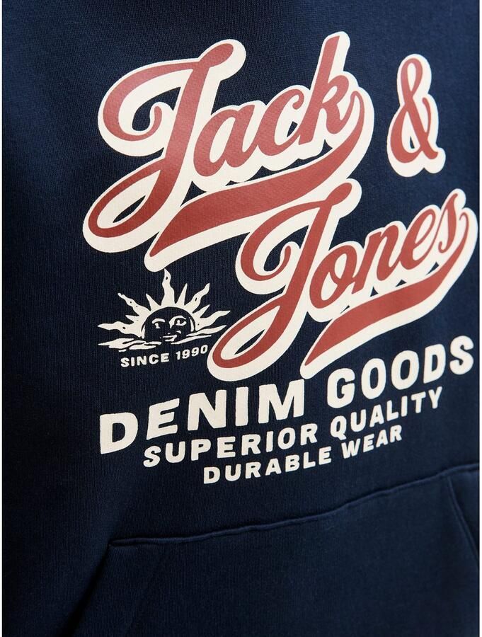 Jack & Jones Junior Hoodie JJELOGO SWEAT HOOD 2 COL AW25 NOOS JNR - Foto 2