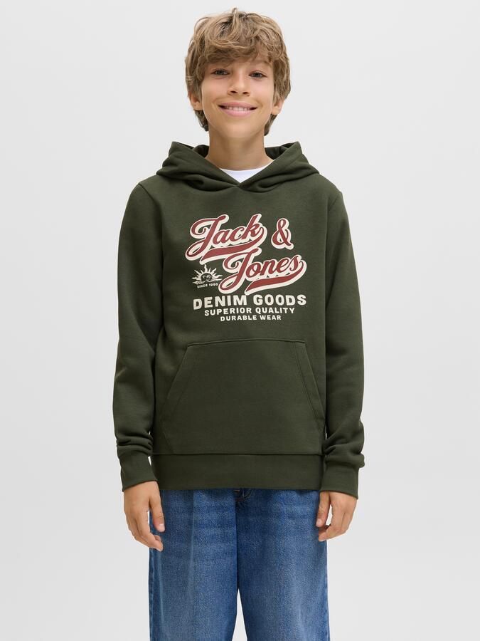 Jack & Jones Junior Hoodie JJELOGO SWEAT HOOD 2 COL AW25 NOOS JNR - Foto 7