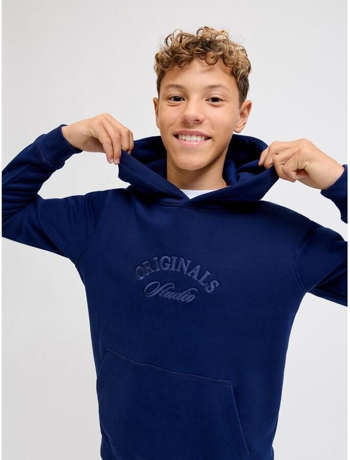 Jack & Jones Junior Hoodie JORBLEECKER BRANDING SWEAT HOOD BF JNR - Foto 3