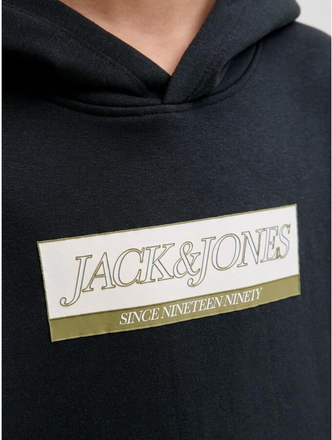 Jack & Jones Junior Hoodie JORINWOOD BLOCK BRANDING SWEAT NOOS JNR