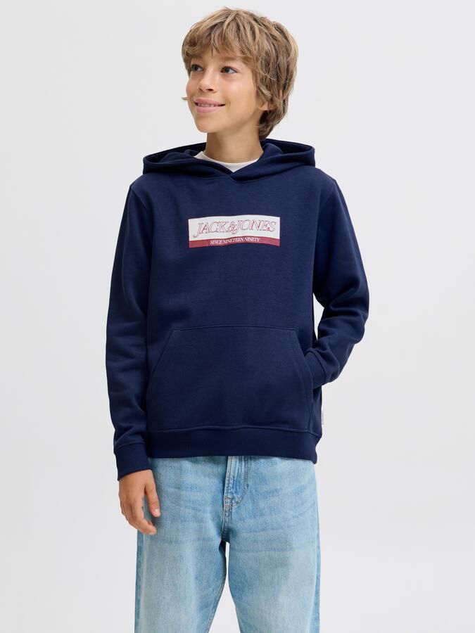 Jack & Jones Junior Hoodie JORINWOOD BLOCK BRANDING SWEAT NOOS JNR - Foto 5
