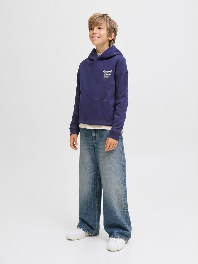 Jack & Jones Junior Hoodie JORNORREBRO TYPO BACK SWEAT HOOD SN JNR - Foto 3