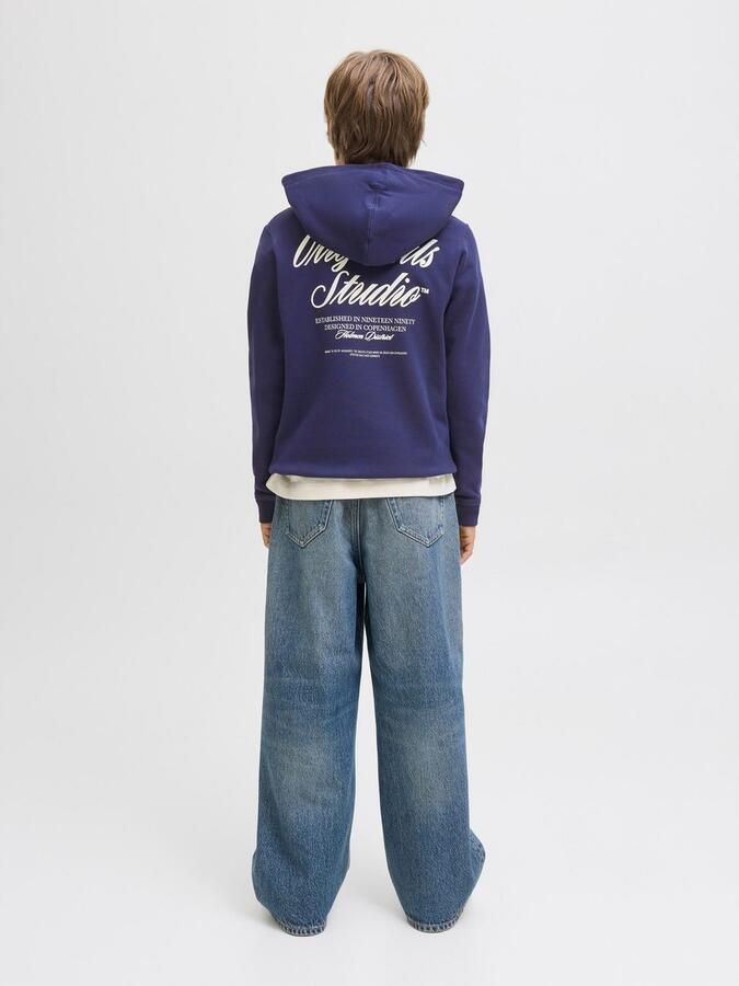 Jack & Jones Junior Hoodie JORNORREBRO TYPO BACK SWEAT HOOD SN JNR - Foto 4