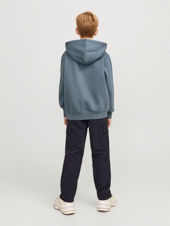JACK & JONES JUNIOR hoodie JORVESTERBRO met tekst staalgrijs - Foto 6